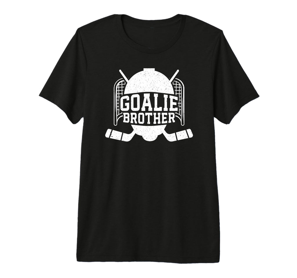 Ice Hockey Goalie Brother Hockey Keeper T-Shirt - Aesthetic Graphic Unisex - T-Shirt, Sweatshirt, Hoodie
