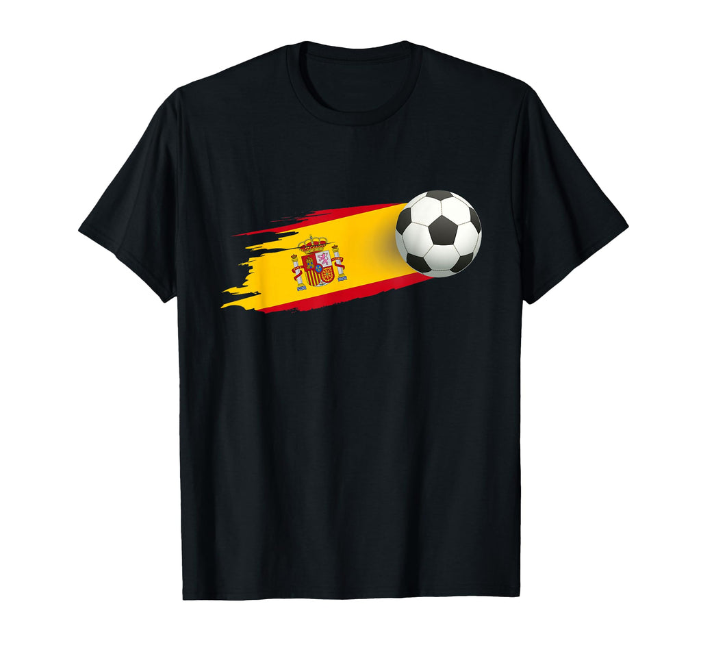 Spain Flag Spanish Soccer Flag T-Shirt - Custom Art Print for Adults - T-Shirt, Sweatshirt, Hoodie