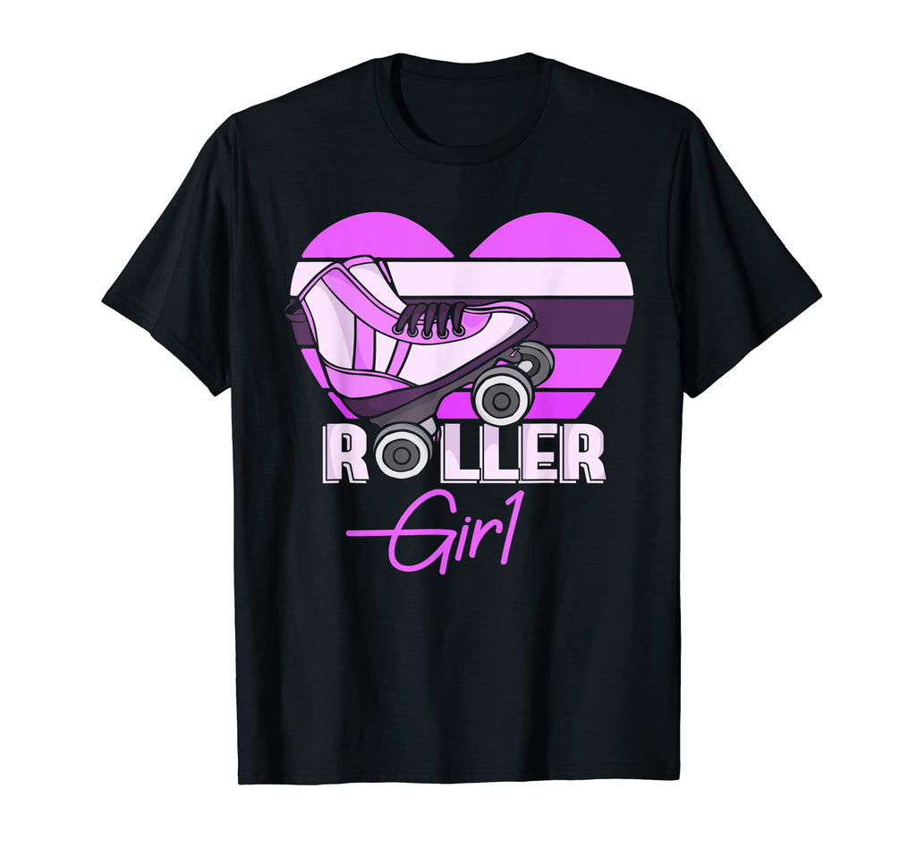 Roller Heart Inline Speed Skating T-Shirt - Casual Everyday Wear Men Women - T-Shirt, Sweatshirt, Hoodie