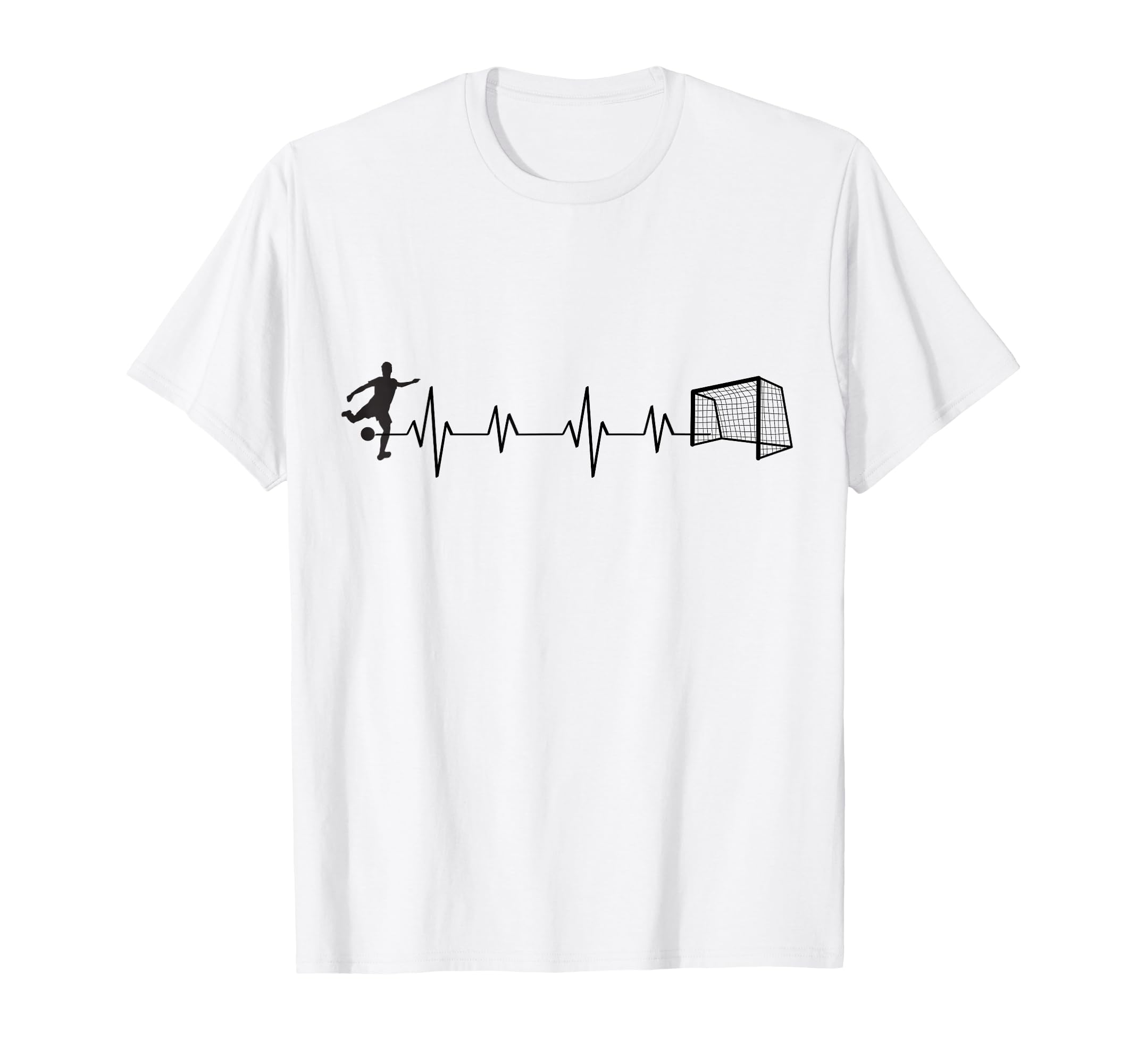 Soccer Player Kicking Ball Sports T-Shirt - Custom Art Print for Adults - T-Shirt, Sweatshirt, Hoodie