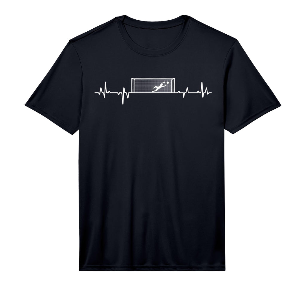Soccer Goalie Heartbeat Soccer T-Shirt - Fun Novelty Design Unisex - T-Shirt, Sweatshirt, Hoodie
