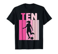 Ten Soccer 10Th Bday Party 10 Years Old T-Shirt - Aesthetic Graphic Unisex - T-Shirt, Sweatshirt, Hoodie