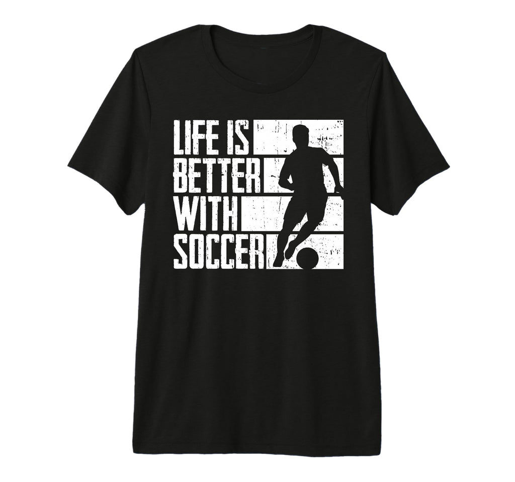 Mens Funny Better Soccer Tri Blend T-Shirt - Trendy Graphic for Adults - T-Shirt, Sweatshirt, Hoodie