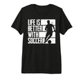 Mens Funny Better Soccer Tri Blend T-Shirt - Trendy Graphic for Adults - T-Shirt, Sweatshirt, Hoodie