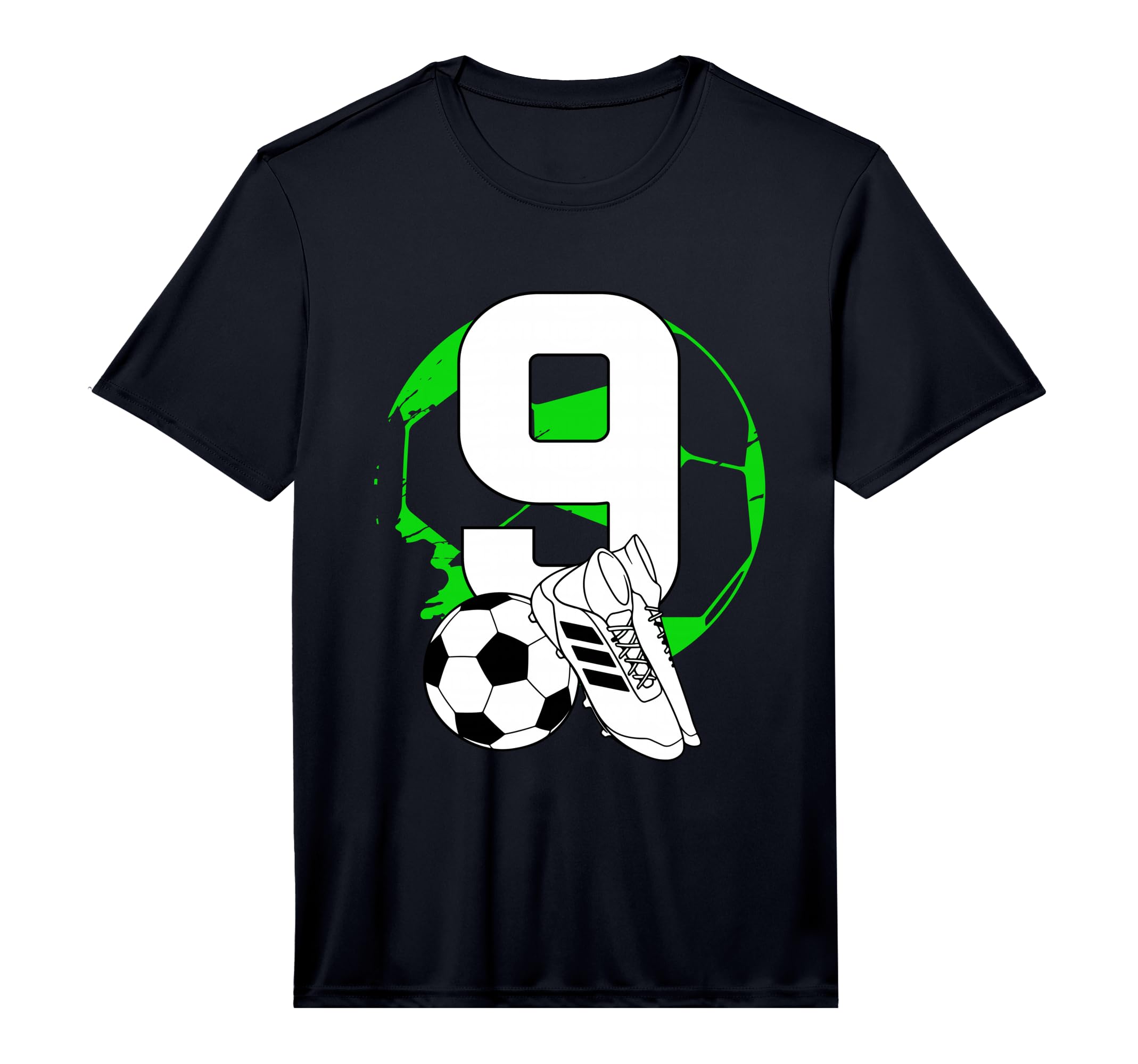9Th Birthday Soccer Player Football 9 T-Shirt - Novelty Apparel Unisex - T-Shirt, Sweatshirt, Hoodie