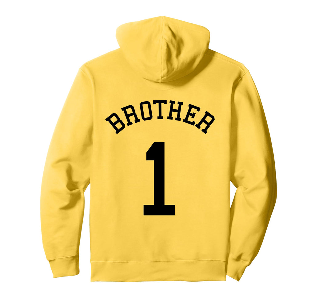 Brother Team No 1 Soccer Handball Hoodie - Fun Novelty Design for Adults - T-Shirt, Sweatshirt, Hoodie