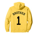 Brother Team No 1 Soccer Handball Hoodie - Fun Novelty Design for Adults - T-Shirt, Sweatshirt, Hoodie