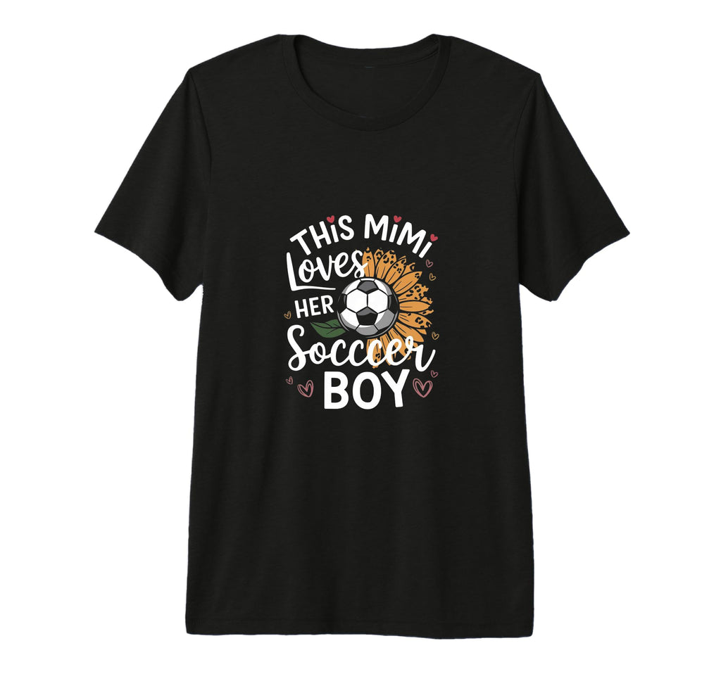 This Mimi Loves Her Soccer Soccer T-Shirt - Unique Graphic for Adults - T-Shirt, Sweatshirt, Hoodie