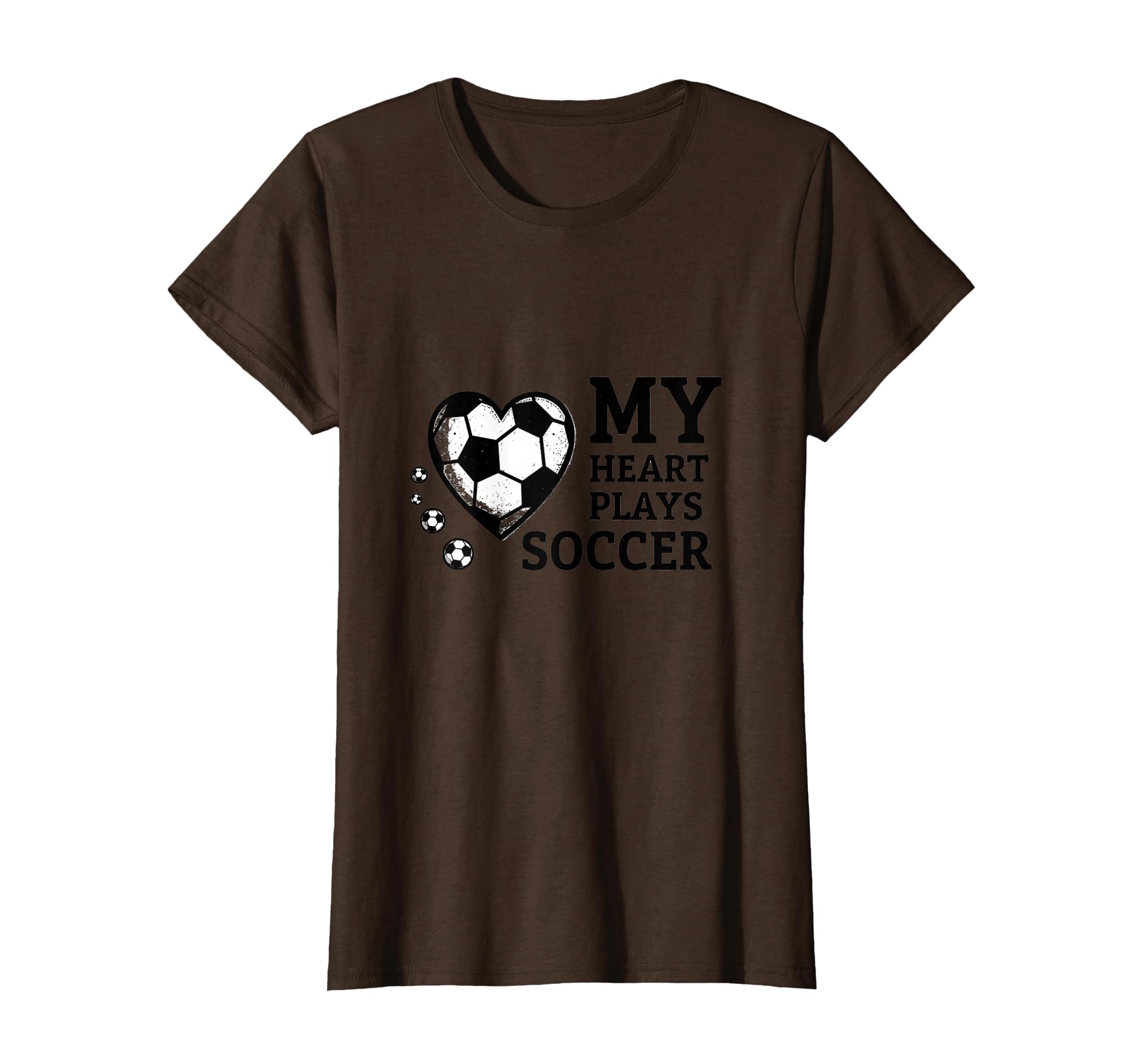 My Heart Plays Soccer Mom T-Shirt - Custom Art Print Unisex - T-Shirt, Sweatshirt, Hoodie