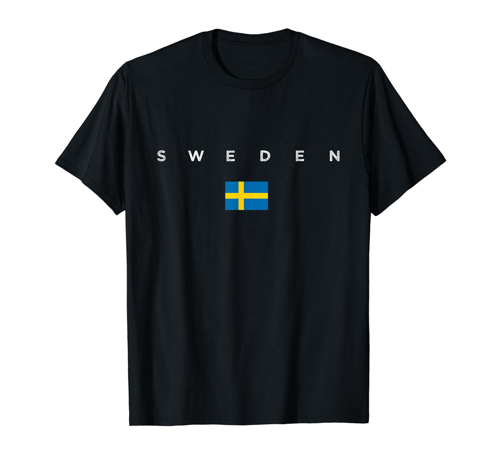 Sweden Flag Pride Football Soccer T-Shirt - Custom Art Print Unisex - T-Shirt, Sweatshirt, Hoodie