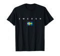 Sweden Flag Pride Football Soccer T-Shirt - Novelty Apparel Men Women - T-Shirt, Sweatshirt, Hoodie