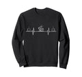 Coffee And Footballer Heartbeat Sweatshirt - Unique Graphic for Adults - T-Shirt, Sweatshirt, Hoodie