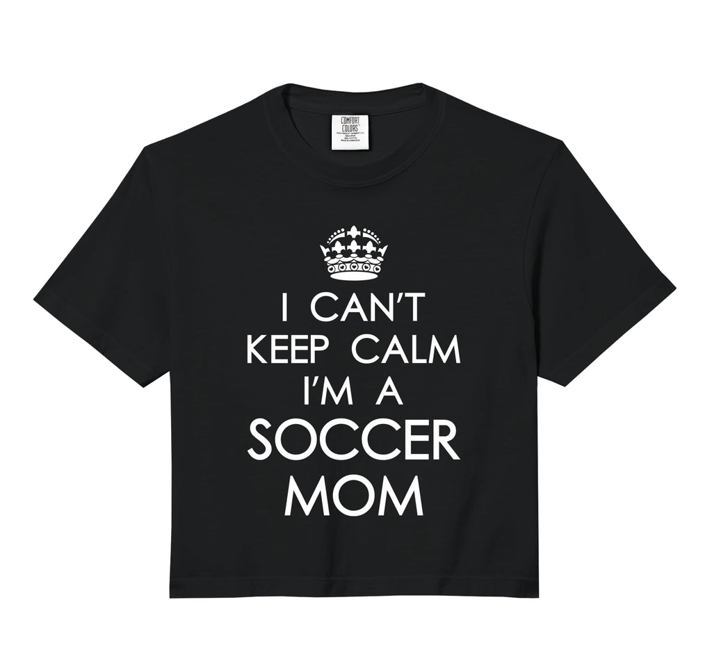 I Cant Keep Calm Im Soccer Mom Funny Soccer Hoodie - Graphic Print Unisex - T-Shirt, Sweatshirt, Hoodie