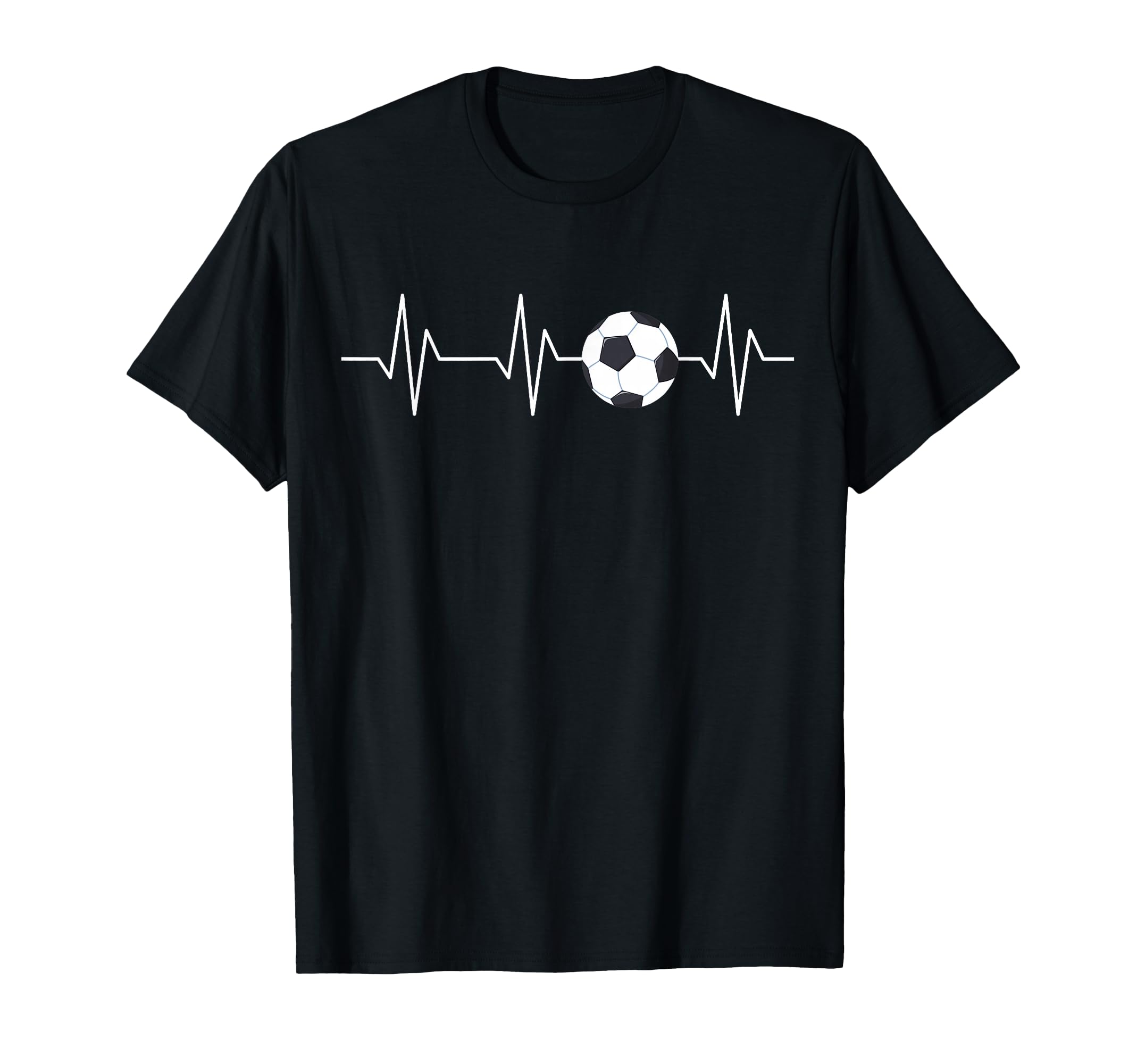Soccer Heartbeat Funny Soccer Lover T-Shirt - Trendy Graphic Men Women - T-Shirt, Sweatshirt, Hoodie