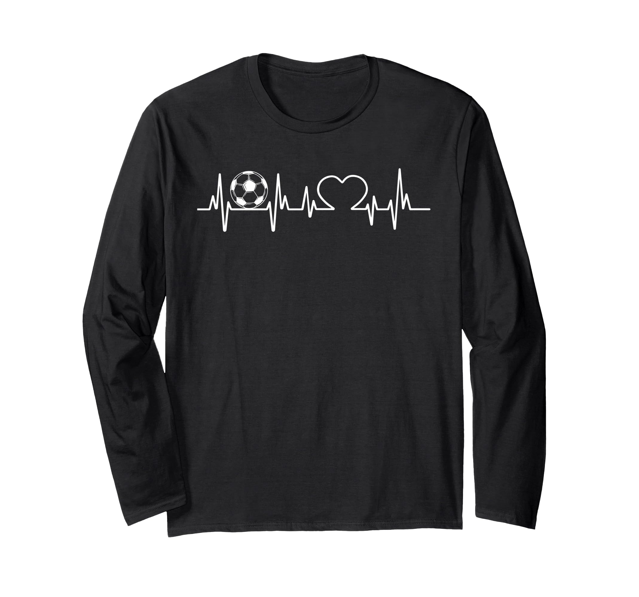 Soccer Heart Beat Pulse Play Sweatshirt - Casual Everyday Wear for Adults - T-Shirt, Sweatshirt, Hoodie