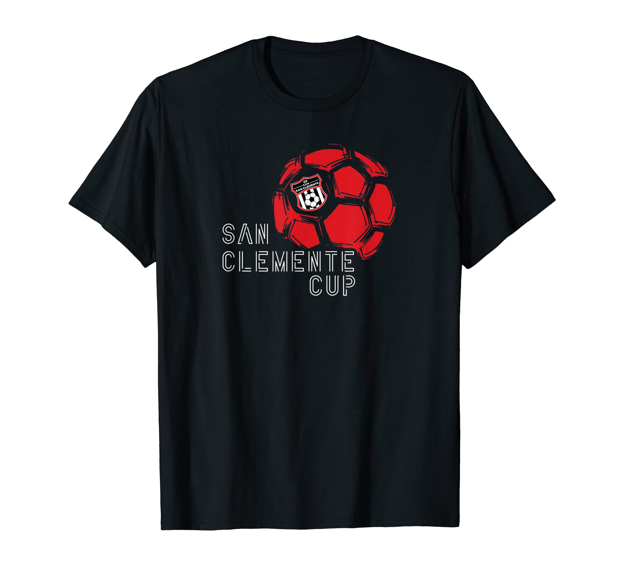 San Clemente Cup Soccer Ball T-Shirt - Custom Art Print Men Women - T-Shirt, Sweatshirt, Hoodie