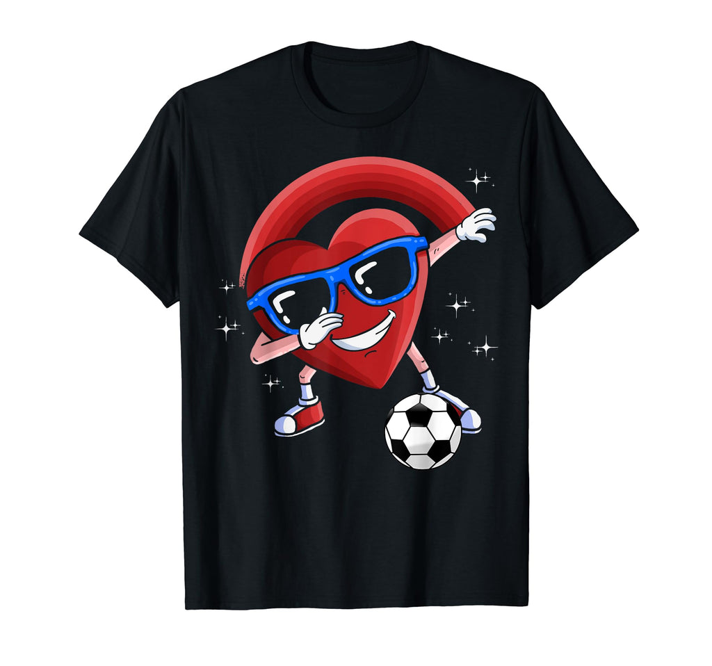Dabbing Heart Dab Valentines Day T-Shirt - Minimalist Print Men Women - T-Shirt, Sweatshirt, Hoodie