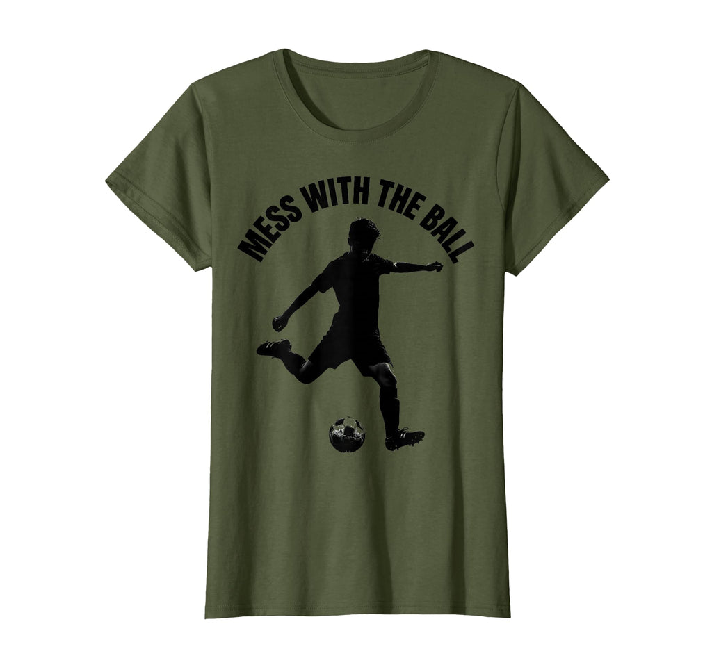 Mess Ball Soccer T-Shirt - Unique Graphic for Adults - T-Shirt, Sweatshirt, Hoodie