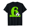 6Th Birthday Soccer 6 Years Old T-Shirt - Aesthetic Graphic Men Women - T-Shirt, Sweatshirt, Hoodie