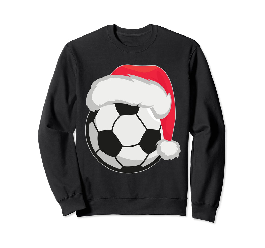 Santa Soccer Ball Player Coach Sweatshirt - Trendy Graphic for Adults - T-Shirt, Sweatshirt, Hoodie