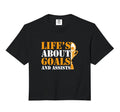Lifes About Goals And Assists Funny Hoodie - Casual Everyday Wear Unisex - T-Shirt, Sweatshirt, Hoodie