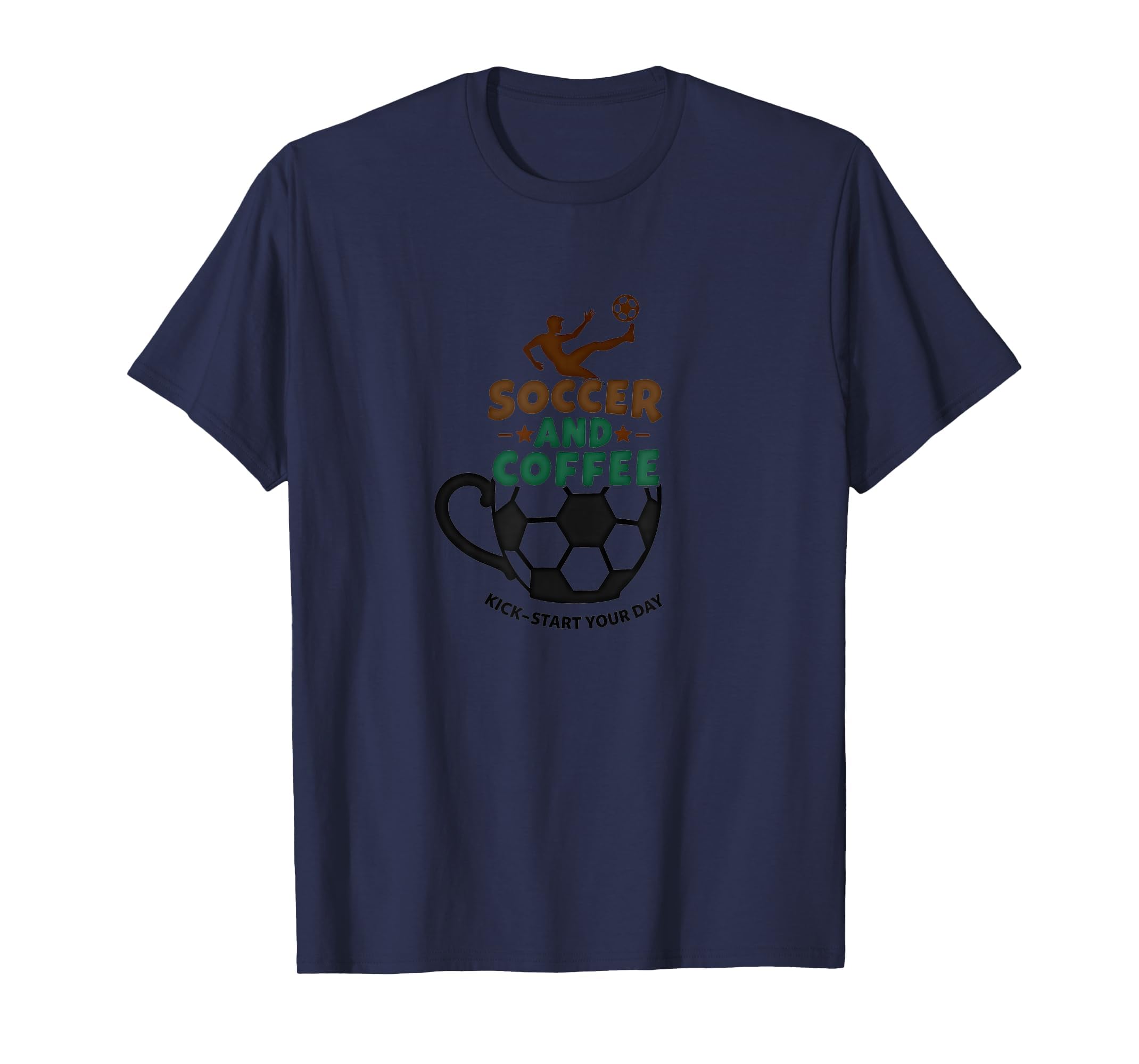 Soccer Mom Soccer And Coffee Kick Sweatshirt - Custom Art Print Unisex - T-Shirt, Sweatshirt, Hoodie
