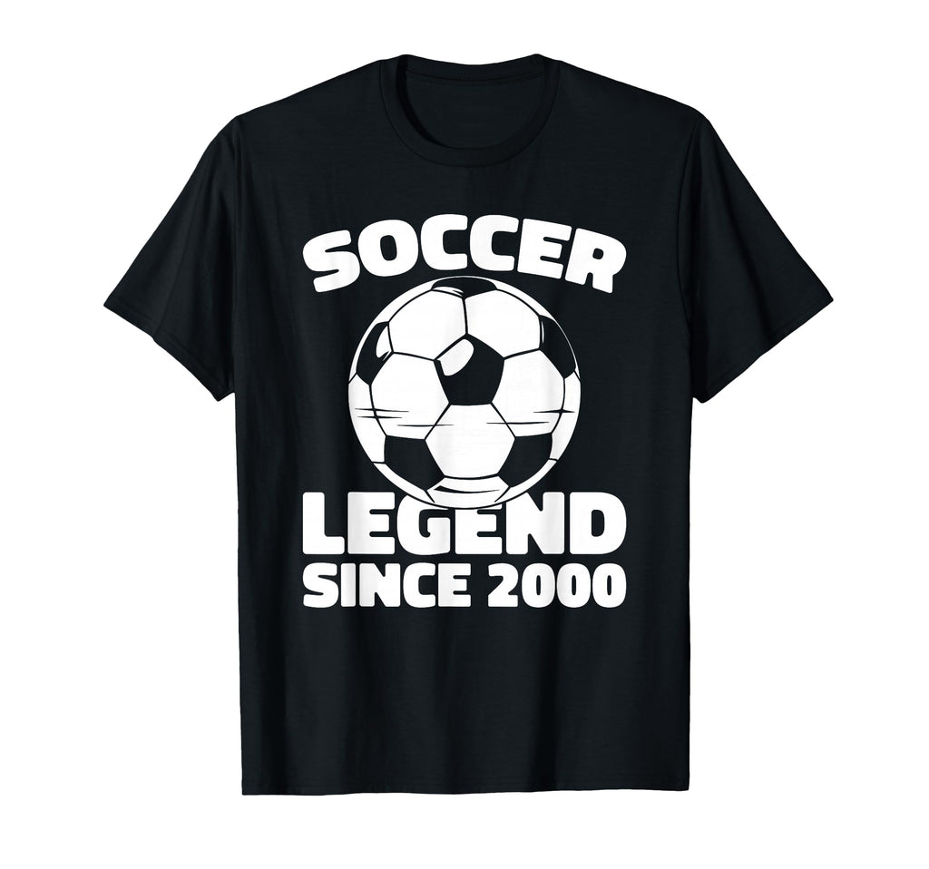 Born 2000 Soccer Player Sports Team T-Shirt - Fun Novelty Design Unisex - T-Shirt, Sweatshirt, Hoodie
