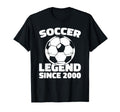 Born 2000 Soccer Player Sports Team T-Shirt - Fun Novelty Design Unisex - T-Shirt, Sweatshirt, Hoodie
