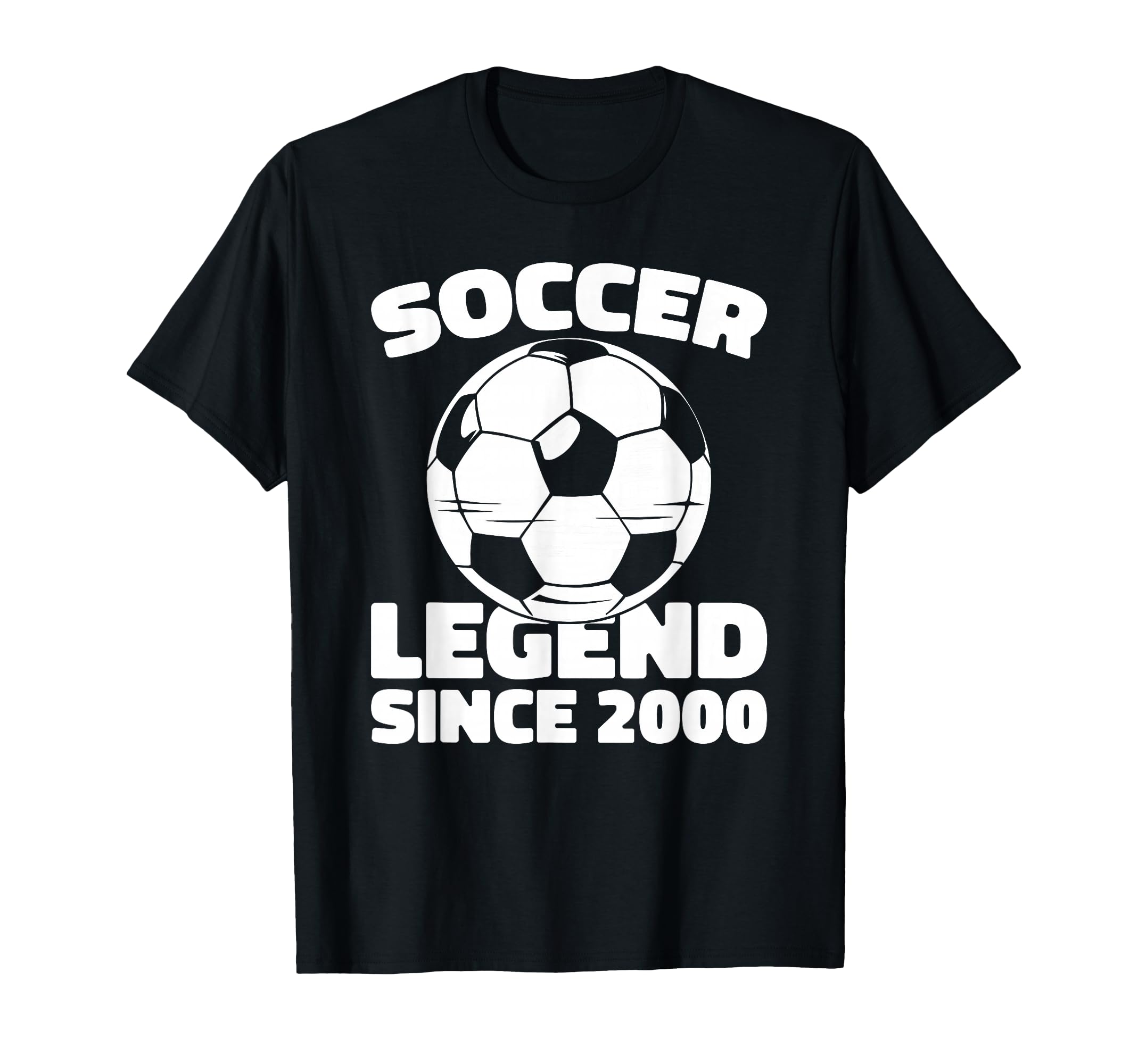 Born 2000 Soccer Player Sports Team T-Shirt - Fun Novelty Design Unisex - T-Shirt, Sweatshirt, Hoodie