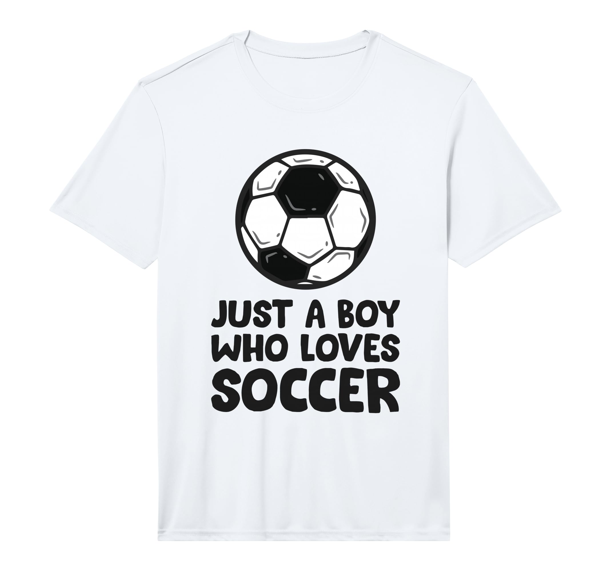 Just Who Loves Soccer Performance T-Shirt - Unique Graphic for Adults - T-Shirt, Sweatshirt, Hoodie