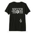 Soccer Mom Jersey Number 4 Favorite T-Shirt - Minimalist Print Men Women - T-Shirt, Sweatshirt, Hoodie