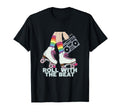 Rollerskates Roll Beat Funny 70S 80S T-Shirt - Custom Art Print Unisex - T-Shirt, Sweatshirt, Hoodie