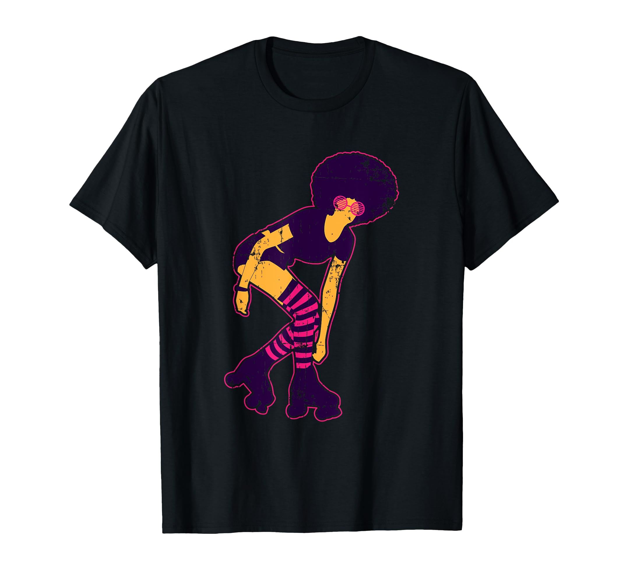70S Rollerskating Roller Skates T-Shirt - Trendy Graphic Unisex - T-Shirt, Sweatshirt, Hoodie