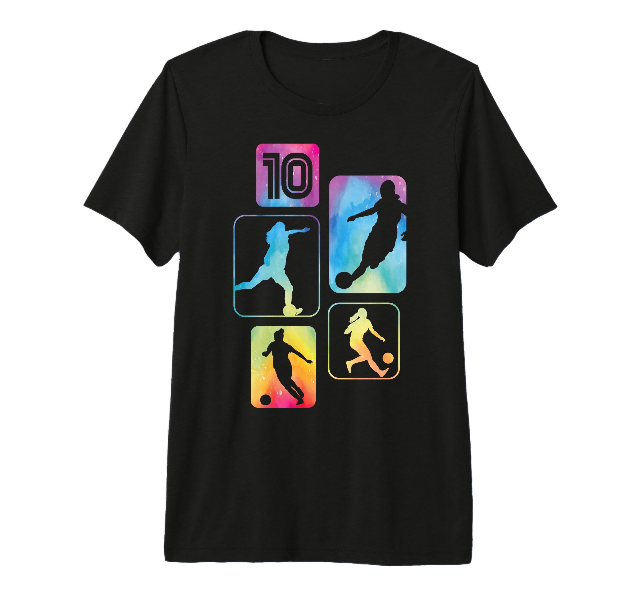 10Th Birthday Soccer Player T-Shirt - Fun Novelty Design Men Women - T-Shirt, Sweatshirt, Hoodie