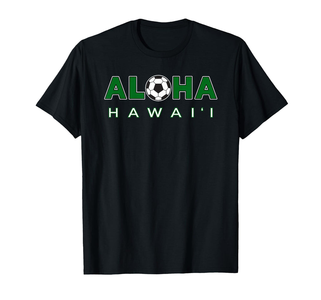 Aloha Hawaii Soccer Ball Aloha Soccer T-Shirt - Novelty Apparel for Adults - T-Shirt, Sweatshirt, Hoodie