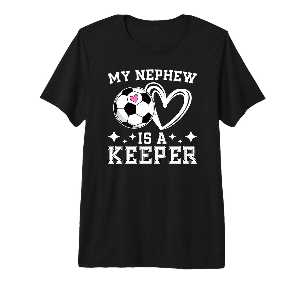 Proud Soccer Keeper Aunt Soccer T-Shirt - Minimalist Print Men Women - T-Shirt, Sweatshirt, Hoodie