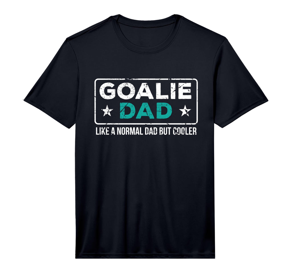 Mens Goalie Dad Like Normal Dad But T-Shirt - Trendy Graphic for Adults - T-Shirt, Sweatshirt, Hoodie