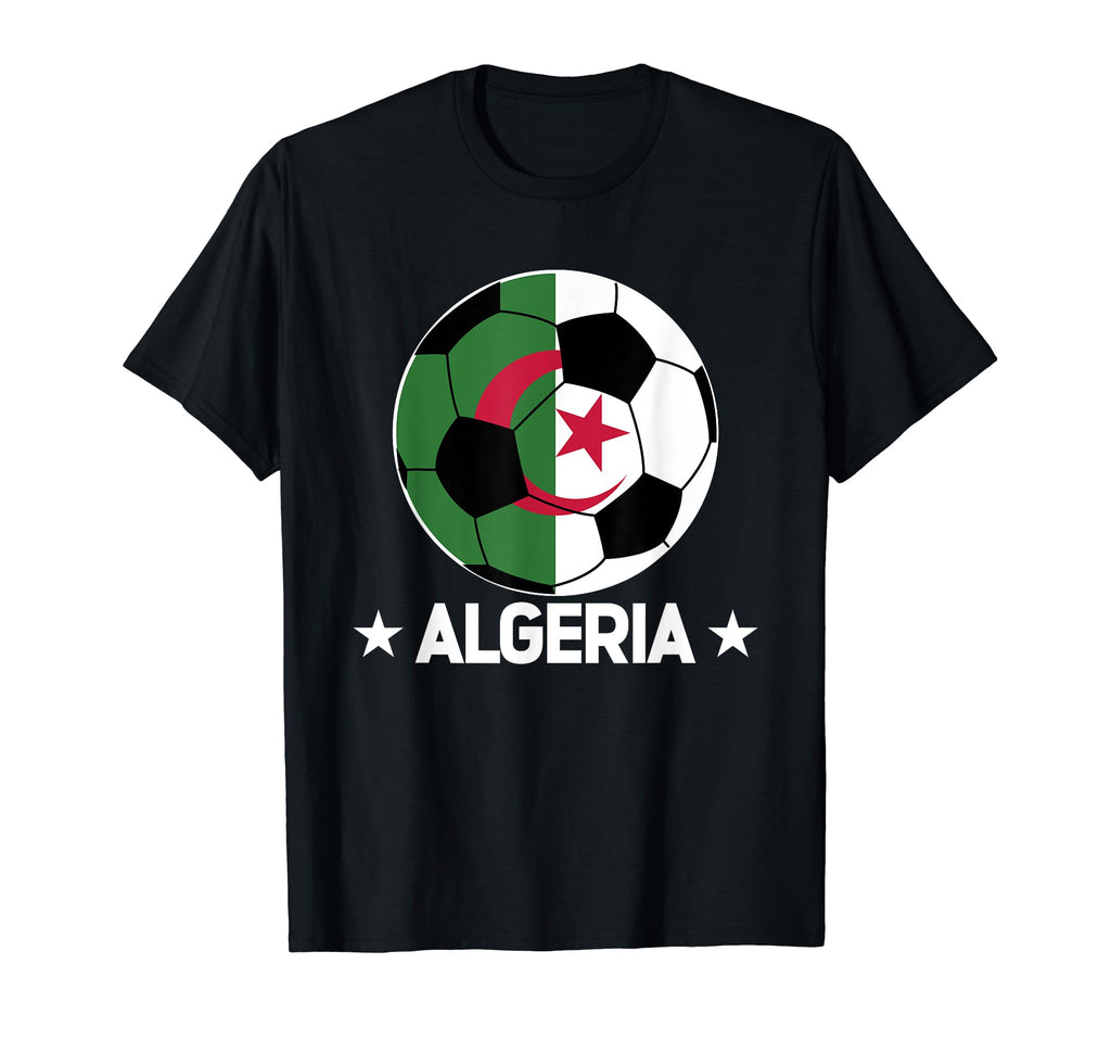 Algeria Soccer Team Algeria Flag Jersey T-Shirt - Graphic Print for Adults - T-Shirt, Sweatshirt, Hoodie