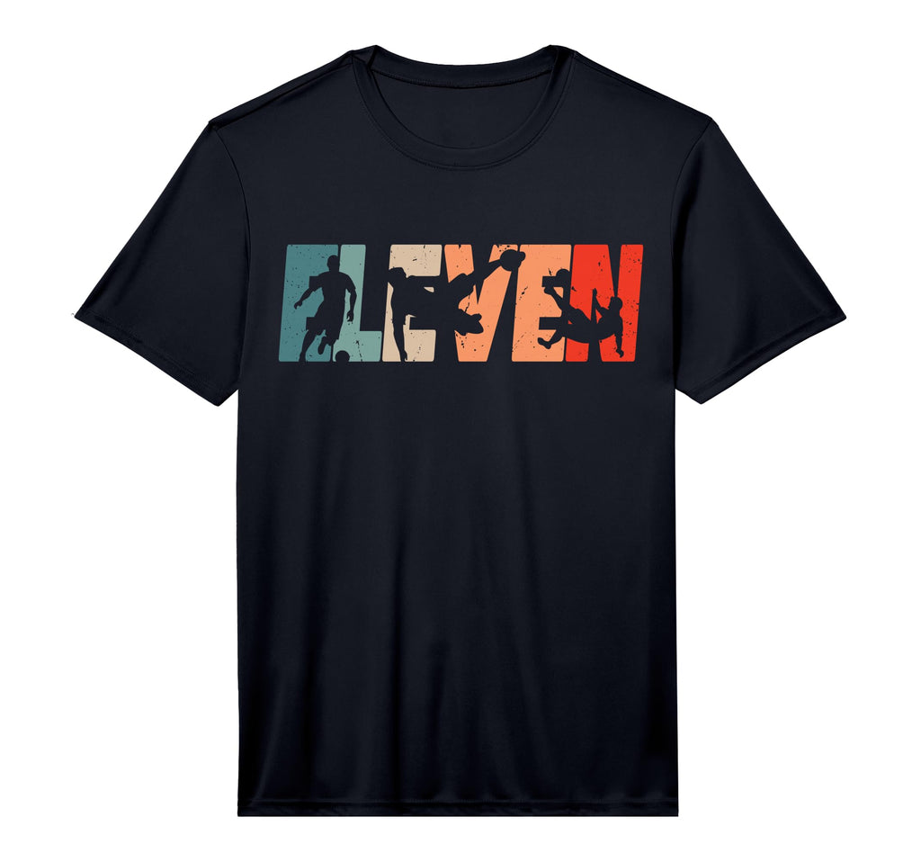 11Th Birthday Soccer 11 Years Old T-Shirt - Custom Art Print Unisex - T-Shirt, Sweatshirt, Hoodie