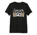 Soccer Mom Soccer Player Mother Leopard T-Shirt - Minimalist Print Unisex - T-Shirt, Sweatshirt, Hoodie
