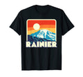 Mount Rainier Wpa National Parks T-Shirt - Fun Novelty Design Unisex - T-Shirt, Sweatshirt, Hoodie