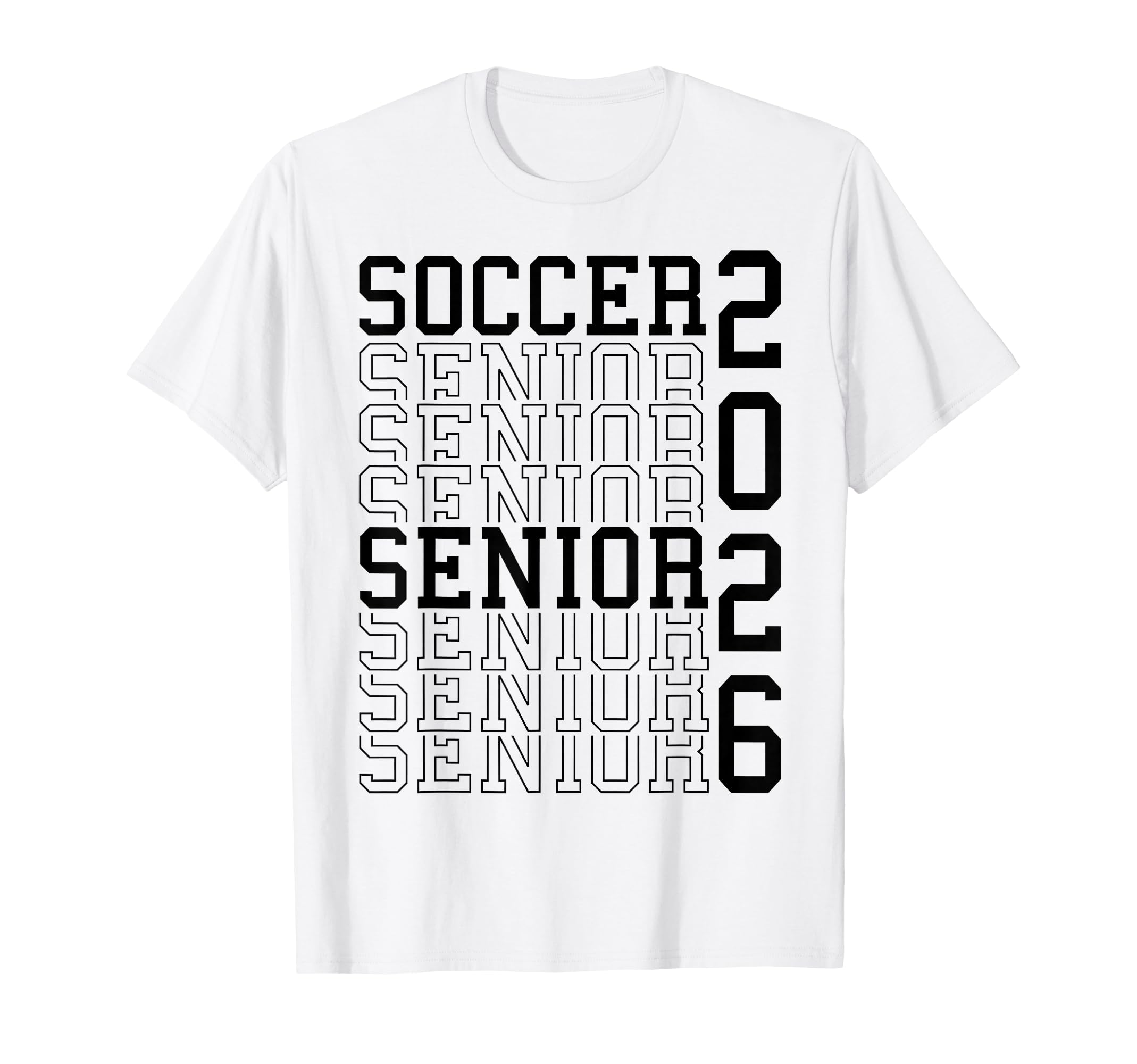 Soccer Senior Night Soccer Senior 2026 T-Shirt - Unique Graphic for Adults - T-Shirt, Sweatshirt, Hoodie