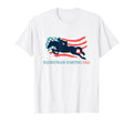 Horse Rider Equestrian Jumping Usa T-Shirt - Novelty Apparel for Adults - T-Shirt, Sweatshirt, Hoodie