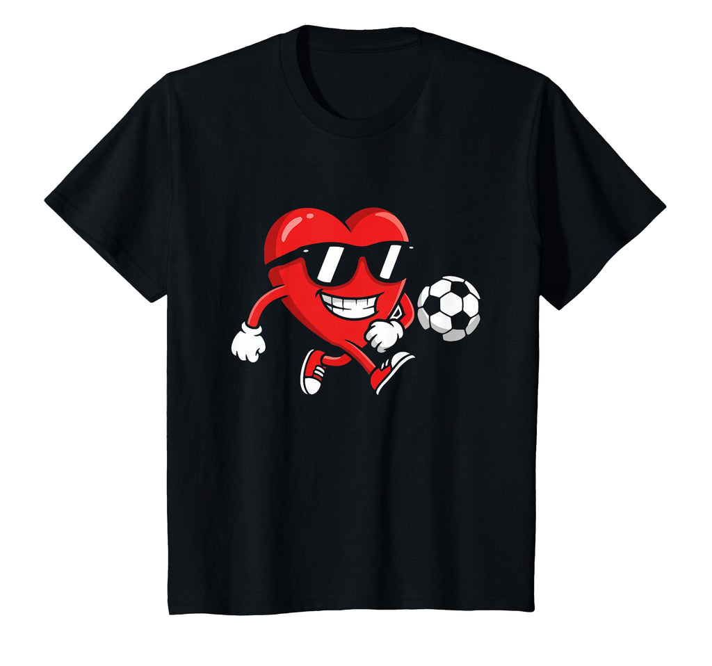 Valentine Soccer Heart Sport Love T-Shirt - Unique Graphic Unisex - T-Shirt, Sweatshirt, Hoodie