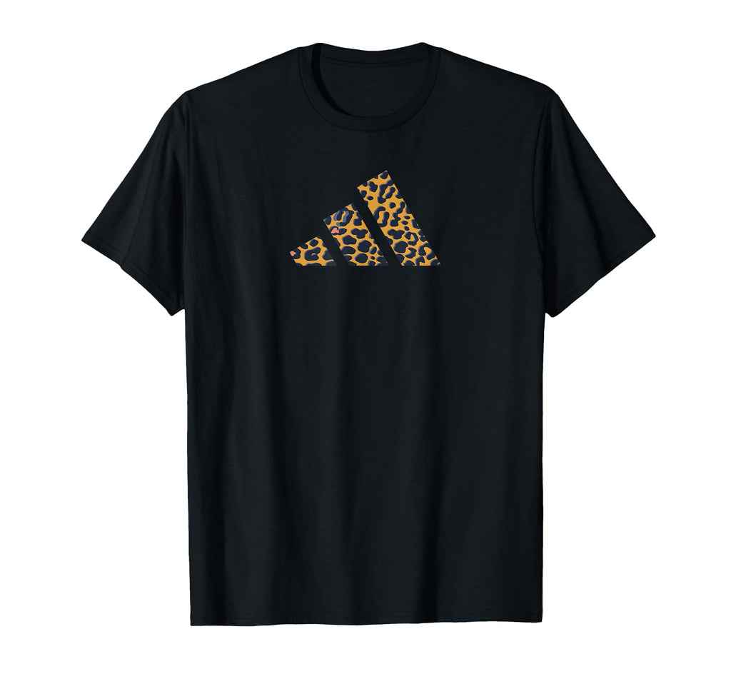 Adidas Leopard Three Stripes T-Shirt - Unique Graphic Unisex - T-Shirt, Sweatshirt, Hoodie