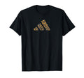 Adidas Leopard Three Stripes T-Shirt - Unique Graphic Unisex - T-Shirt, Sweatshirt, Hoodie