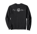 Soccer Heartbeat Soccer Lover Sweatshirt - Trendy Graphic Unisex - T-Shirt, Sweatshirt, Hoodie