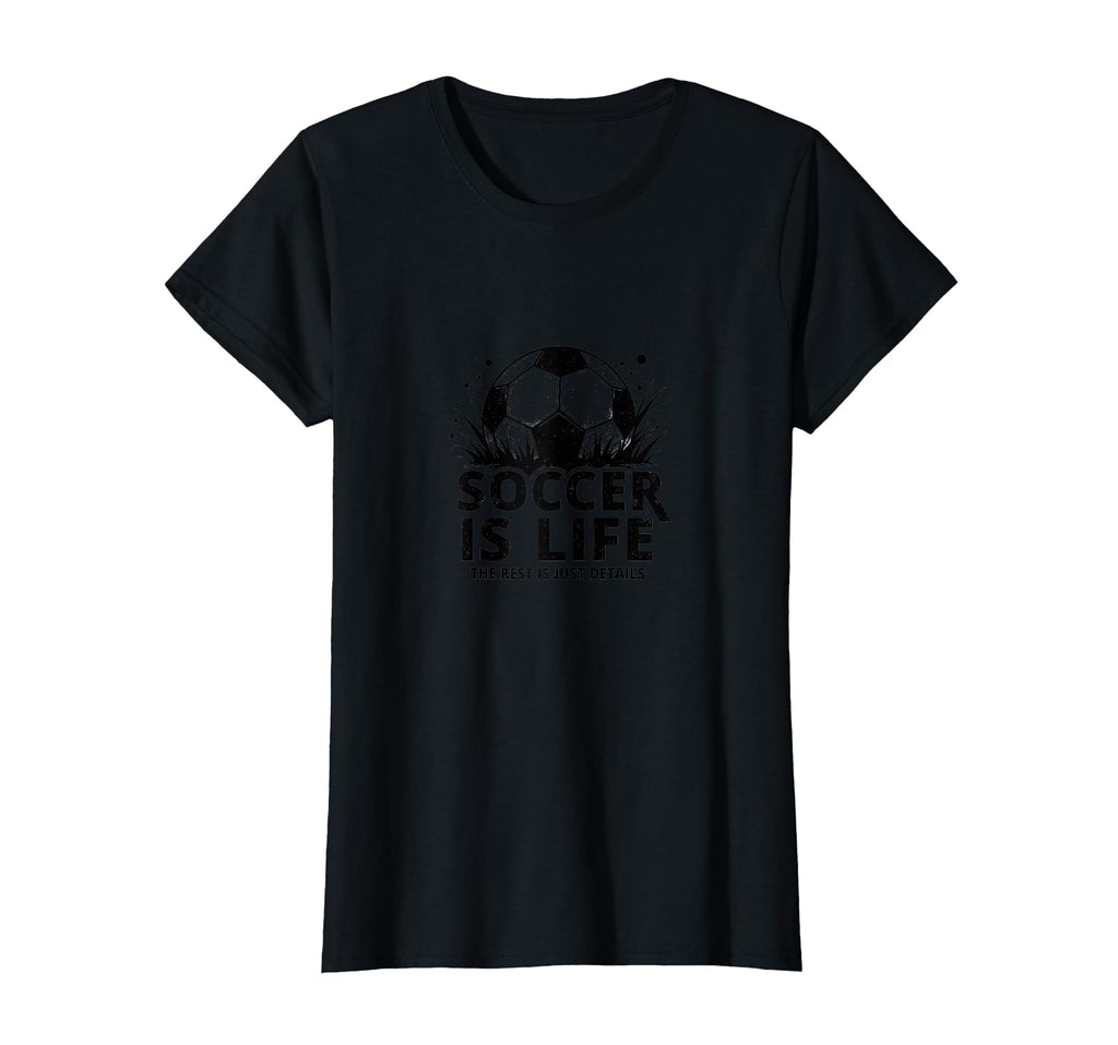 Soccer Coach Soccer Is Life Rest Is T-Shirt - Custom Art Print for Adults - T-Shirt, Sweatshirt, Hoodie