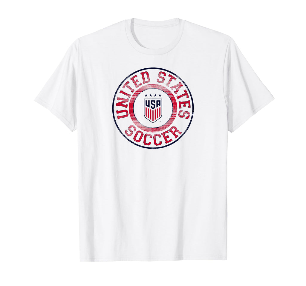 United States Soccer Showtime White T-Shirt - Minimalist Print for Adults - T-Shirt, Sweatshirt, Hoodie