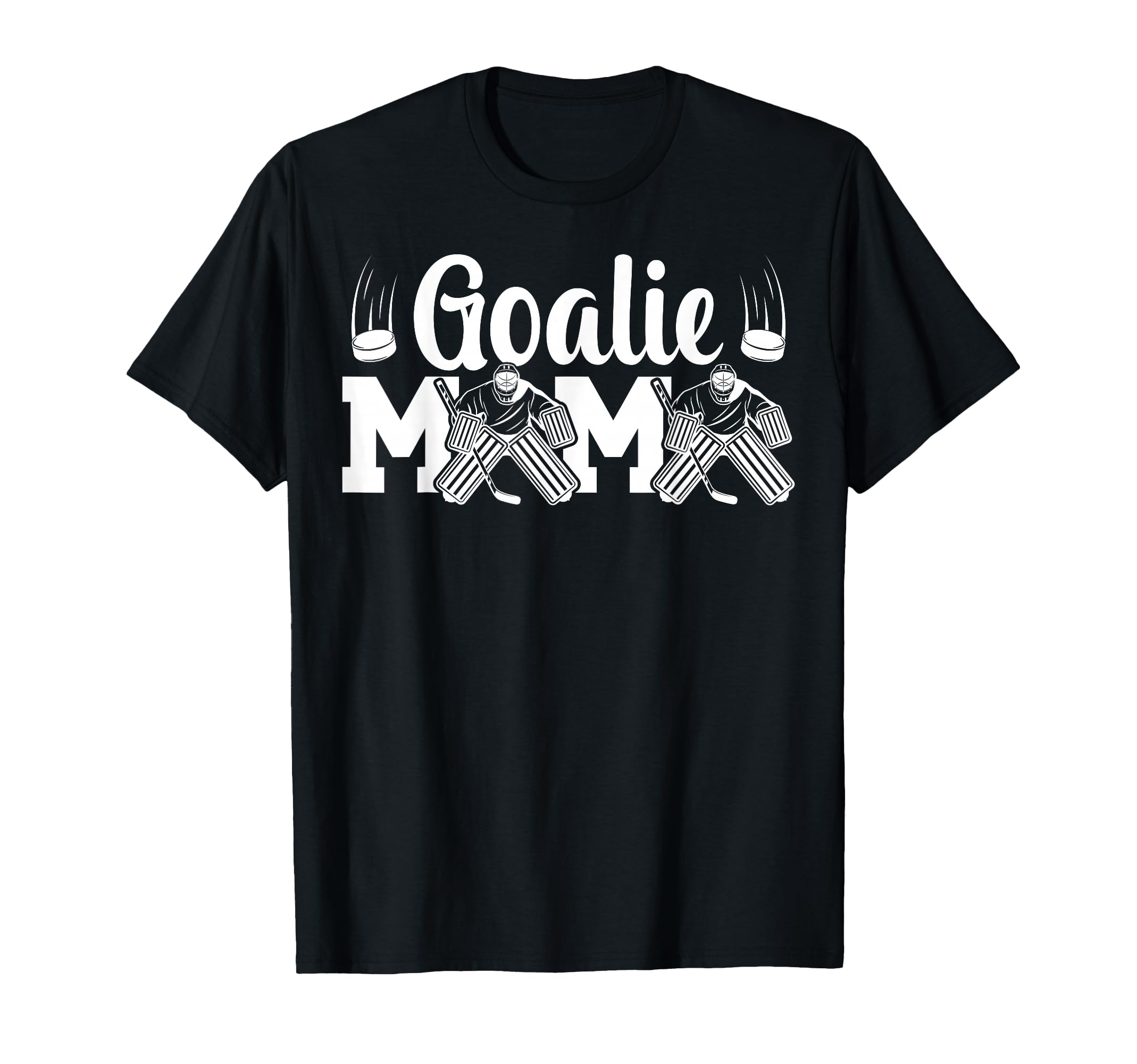 Ice Hockey Goalie Mama Ice Hockey T-Shirt - Minimalist Print Men Women - T-Shirt, Sweatshirt, Hoodie